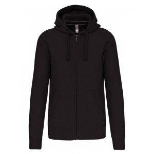Kariban kapucnis, cipz�ras pul�ver, Dark Grey