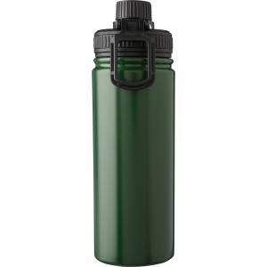 Rozsdamentes acl duplafal palack, 500 ml, zld