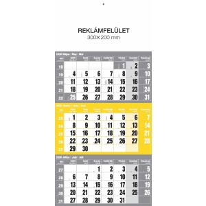 Spedit�r (12 lapos), t�z�tt fejlappal, s�rga